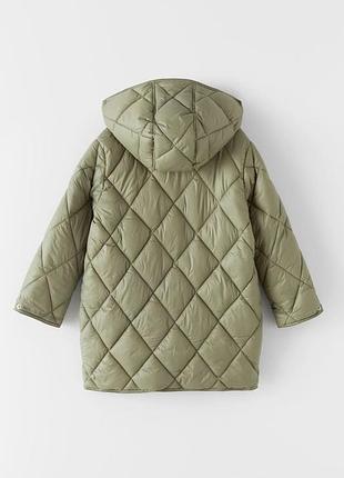 Стеганая куртка zara 2