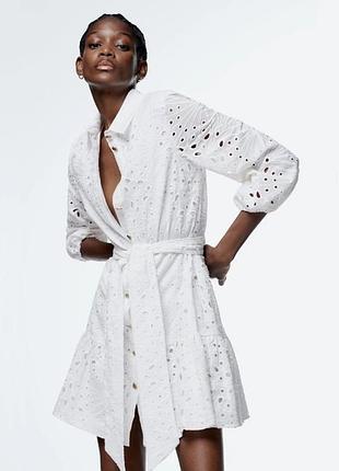 Сукня з прошви zara