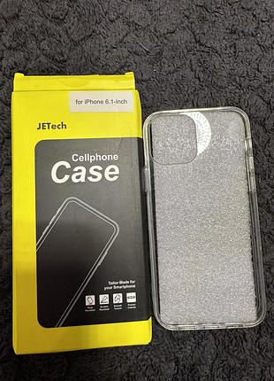 Прозорий чохол jetech для iphone xr / 11 / 12 / 13 / 14 (6.1”)
