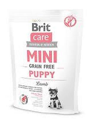Brit care gf mini puppy lamb з ягням для цуценят малих порід 400 г