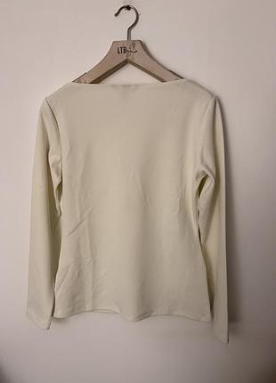 H&m кремовий лонг 3
