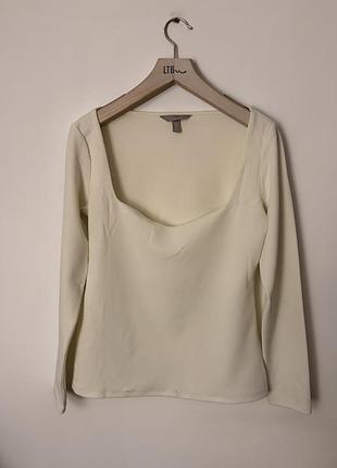 H&m кремовий лонг 4