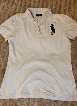 Polo ralph louren розмір м  біле жіноче