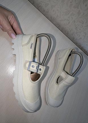 Palladium кеды туфли беж 39 р по губам 25 см в очень хорошем состоянии