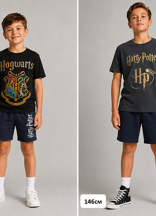 Шорты с harry potter синие для дома/сну 134-152 см