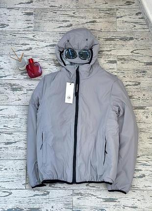 Куртка c.p. company goggle jacket серая мужская xl