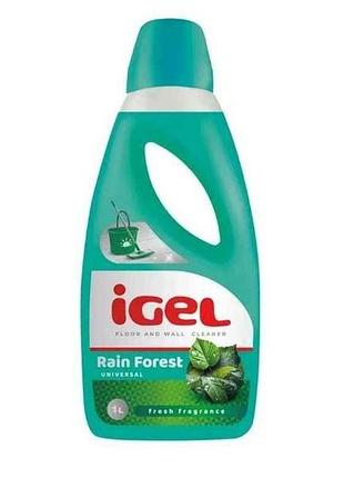Средство для мытья пола и стен 1л rain forest floor cleaner тм igel