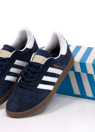 Кроссовки мужские adidas spezial blue white