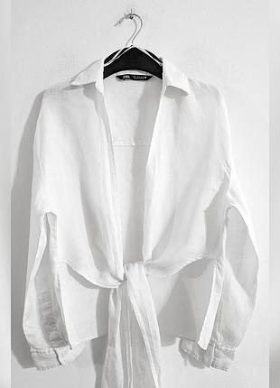 Сорочка льняна zara