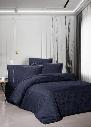 Семейный комплект la romano rodel navy blue сатин делюкс