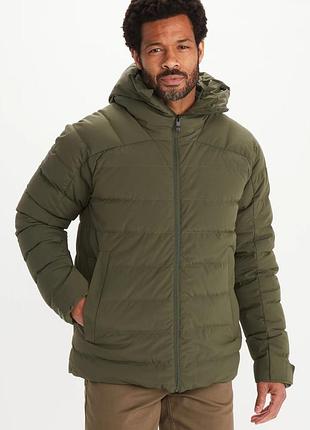 Пуховик marmot warmcube havenmeyer jacket (размер large, цвет nori)