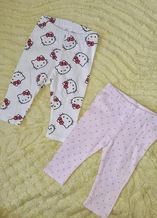 Комплект  лосин 60-62 см для девочки весна/ лето