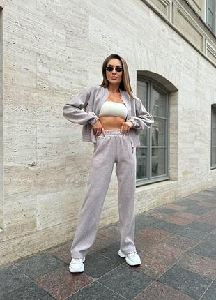 Женский костюм из ангоры l-xl, капучино