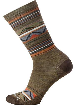 Лёгкие термоноски с шерстью мериноса smartwool everyday zig zag valley crew (размер large, 42-45)