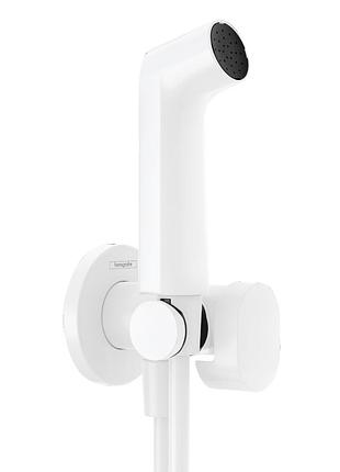 Hansgrohe s гігієнічний душ 1jet ecosmart для холодної води, зі шлангом 1,25 м та тримачем , білий матовий