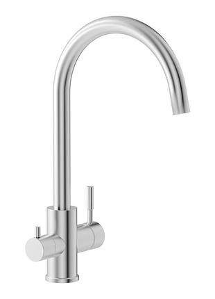Argo-s смеситель для кухни, f03409016fs, с подключением питьевой воды, сталь