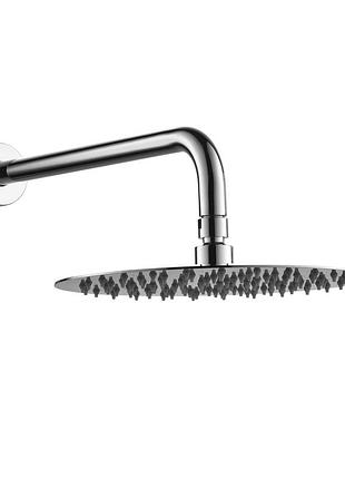 Cascada r100 душ верхний, d300 мм, кронштейн, ss, cromo