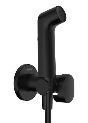 Hansgrohe s гігієнічний душ 1jet ecosmart, зі шлангом 1,25 м та тримачем, чорний матовий