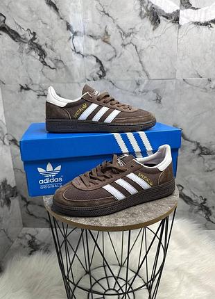 Кроссовки женские adidas spezial velvet brown
