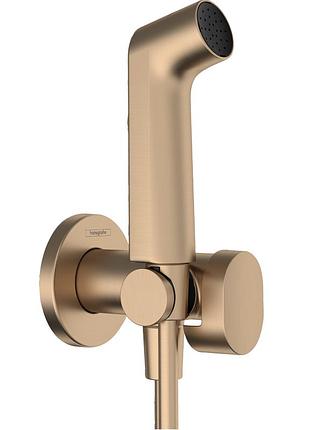 Hansgrohe s гігієнічний душ 1jet ecosmart, зі шлангом 1,25 м та тримачем, шліфованна бронза