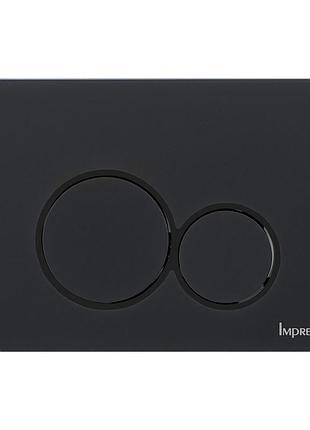 Imprese i7116, клавіша змиву, чорний soft-touch, пластик