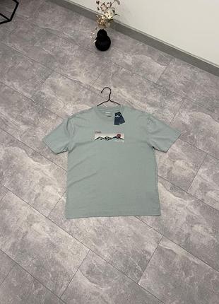 Футболка hollister men's blue boxy heavyweight park city utah