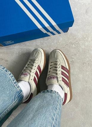 Кроссовки женские adidas spezial beige brown