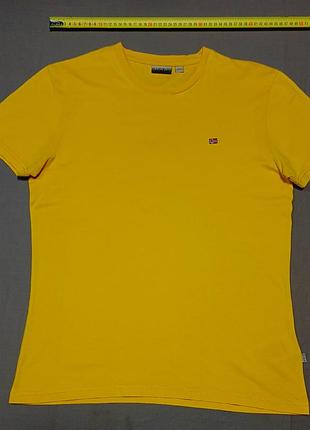 Плечи 45 см napapijri size s желтая футболка 100% cotton