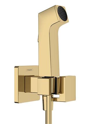 Hansgrohe e гігієнічний душ, зі шлангом 1,25 м і тримачем, колір полірованне золото¶
