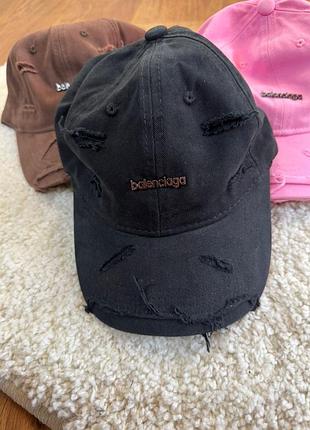 Кепка balenciaga рвана