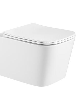 Kubik унітаз підвісний (48,5*34*36,5 см, twist, сидіння duroplast)