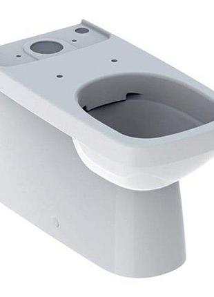 Selnova square унитаз напольный rimfree, воронкообразный, приставной к стене, под бачок внешнего монтажа, полузакрытая форма