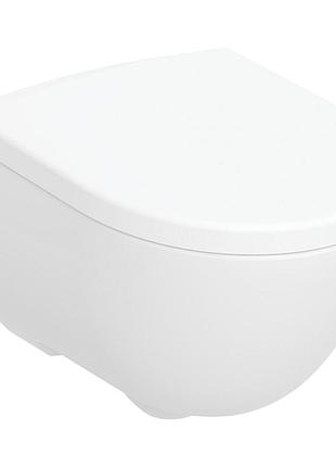 Modo унітаз підвісний rimfree, воронкоподібний, закрита форма, з сидінням з кришкою
