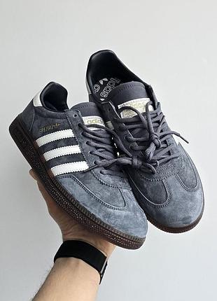 Кроссовки мужские adidas spezial grey white