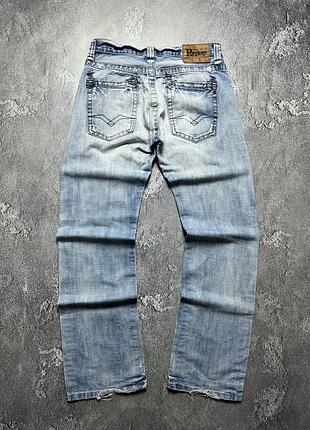 Vintage винтажные джинсы replay реплей bootcut flared будкат клеш y2k size 32/34 размер 32/34