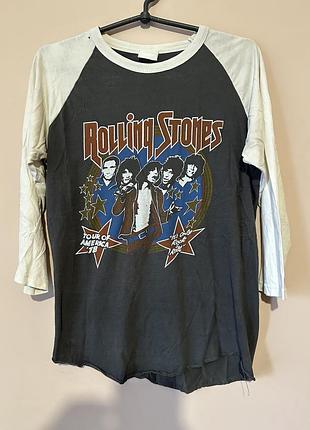 Вінтажна футболка rolling stones «tour of america '78»