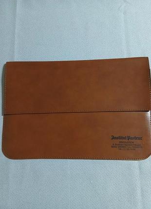 Папка для документов винтажная institut pasteur, 23,8×25см, франция.