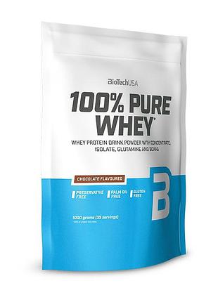 Протеїн biotech 100% pure whey 1 кг шоколад