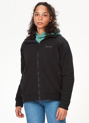 Флісова кофта marmot 87 polarplus alpinist fleece wms (розмір large, колір black)