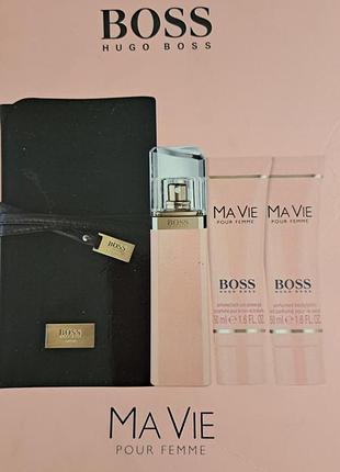Новый оригинальный органайзер / кейс для кистей hugo boss ma vie (в пленках!)
