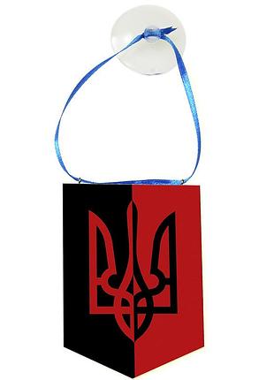 Подвеска-вымпел в авто герб n-23081 (с украинской символикой)
