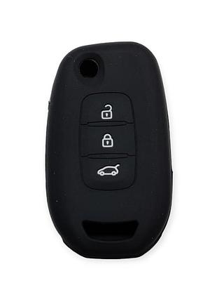 Чехол для ключа renault черный