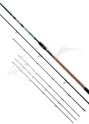 Удилище фидерное brain scout 3.90m max 90g black eva