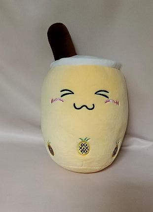 М'яка іграшка боба бульбашковий чай bubble tea. squishmallow 2