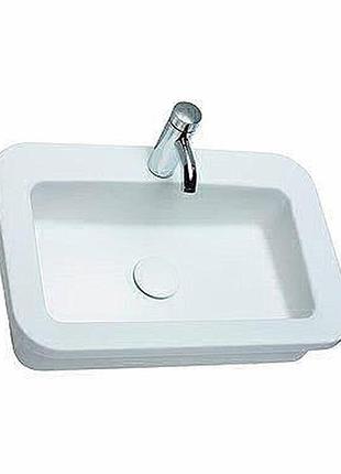 Cocktail умивальник 65см, вбудований на стiлешницю, прямокутний, з покриттям reflex