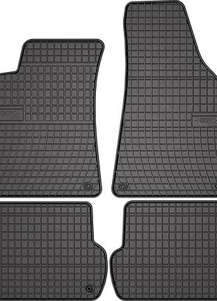 Автомобільні килимки поліки в салон frogum для audi a4 2 3 b6 b7 00-07 ауді а4 чорні