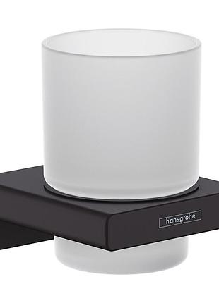 Стакан для ванной hansgrohe addstoris 41749670, черный