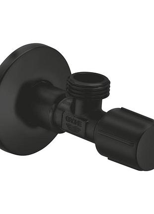 Grohe вентиль угловой, цвет черный матовый