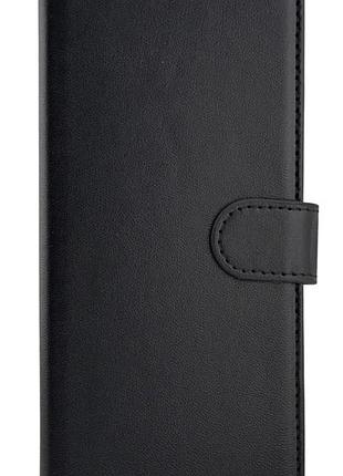 Чехол книжка leather flip для samsung galaxy a50/ a505 на магните с подставкой черный