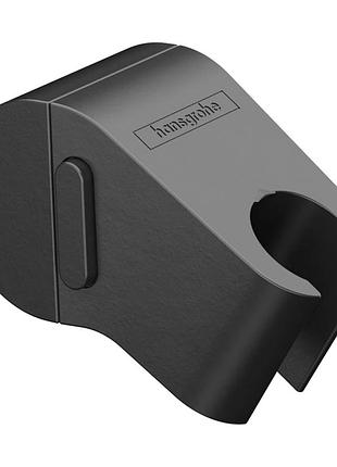 Держатель ручного душа hansgrohe wallstoris 27917670, черный